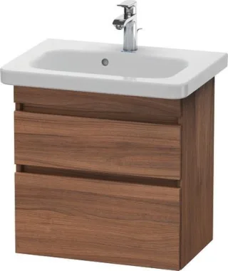 Duravit DuraStyle Waschtischunterbau wandhängend Nussbaum Matt 580x368x610 mm - DS647907979 DS647907979