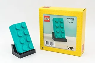 LEGO 6346102 2x4 Baustein Türkis Teal Brick VIP 2020