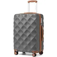 British Traveller Koffer ABS+PC Trolley mit TSA-Schloss, Ideal als Reisekoffer, Rollkoffer