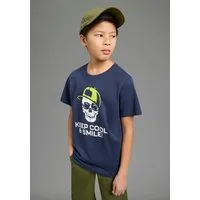 KIDSWORLD T-Shirt Mit Sprüche-Print: KEEP COOL... kurzärmelig, basic geschnitten, Rundhalsausschnitt, aus Baumwolle