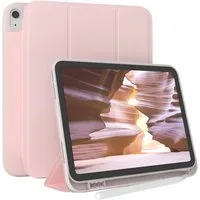 EAZY CASE Tablet-Hülle Penholder Smartcase für Apple iPad 2025 (11. Gen) 11 Zoll, Hülle mit Stifthalter magnetisch kratzfeste Tasche zum Aufkappen Rosa