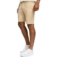 Indicode Chinoshorts LAULAX kurze Chino Hose Herren Shorts, Sommer Freizeithose mit Taschen Sportlich eleganter Look - Regular Fit - Bequemes Material mit Stretch