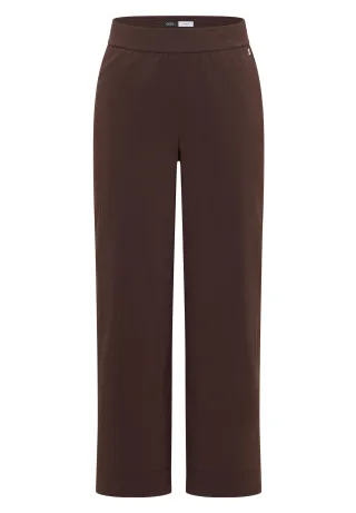 CECIL - 7/8 High Waist Wide Leg Hose im Loose Fit brown cacao - Gr. - 7