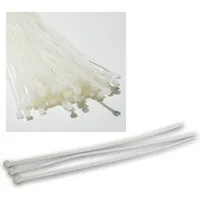 ChiliTec Kabelbinder 100er Pack Kabelbinder, 200mm x 2,5mm, transparent