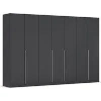 OTTO home Drehtürenschrank Kleiderschrank Schrank Garderobe AGORDO Schlafzimmer (in zwei Griff-Farben, Breiten 91-405 cm, Dekor- oder Hochglanzfront) durchdachte Innenausstattung, in 8 Breiten und 2 Höhen MADE IN GERMANY