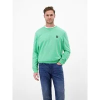 LERROS Sweatshirt Sweatshirt aus Baumwollmix, O-Neck