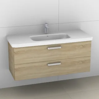 Artiqua 411 Waschtischunterschrank für DuraStyle 232012 Castello Eiche quer NB, 411-WU2L-D47-7134-42 411-WU2L-D47-7134-426
