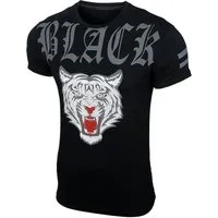 Baxboy T-Shirt Baxboy Herren Rundhals Strass Steinen T-Shirt mit Motiv Design