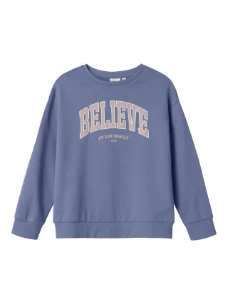 NAME IT - NKFODILIA RLX SWEAT BRU blue ice - Gr. - 128