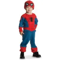 Rubie´s Kostüm Spiderman-Kostüm für Kleinkinder aus Fleece Faschingskostüm blau-rot