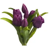Kunsttulpe Künstlicher Tulpen-Bund 32cm "Soft-Touch" Kunstblume Tulpe, Floratexx GmbH, Höhe 32.00 cm