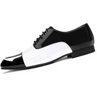 Allthemen Schnürschuh Eleganter Herren Oxfordschuhe in Color-Blocking Schnürschuhe