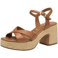 Tamaris TOUCH-IT, ANTIslide aus Leder Blockabsatz Sandalette TOUCH-IT