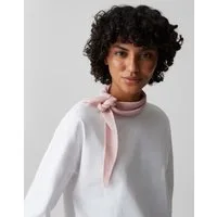 OPUS Schal Schmaler Feinstrickschal mit Wollanteil