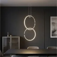 WOFI LED-Hängeleuchte, LED-Leuchtmittel fest verbaut, Neutralweiß, Pendellampe LED Hängeleuchte Esstischlampe Deckenlampe Wohnzimmer