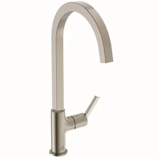 Ideal Standard Küchenarmatur Gusto Ausladung 204mm eckiger Auslauf Silver Storm, BD411GN BD411GN
