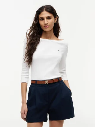 CODY BOAT-NK 3/4 SLV TEE Ecru - Gr. - M