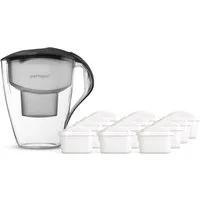 PerloPur Wasserfilter PerloPur Astra (anthrazit) - inkl. 12 unimax Filterkartuschen