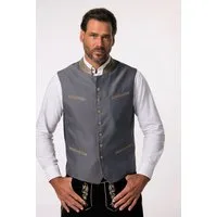 JP1880 Steppweste Weste Tracht bestickter Stehkragen Futterrücken