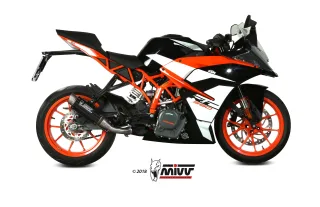 Sportauspuff MIVV GP PRO Carbon KTM Duke 125 / 390 &amp; RC 125 / 390 Bj. 2017-2020 EURO-4 mit ABE