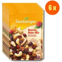 Seeberger Snacks Nüsse Seeberger Beeren-Nuss-Mix Multipack - 6 x 150 g