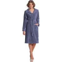 Vossen Unisex-Bademantel Texas, ideal für Sauna & Spa, Hotelbademantel, Morgenmantel, Kurzform, Webvelours, Kapuze, Gürtel, für Damen & Herren