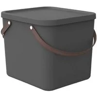 ROTHO Aufbewahrungsbox Albula Aufbewahrungsbox 40l mit Deckel, recyceltem Kunststoff