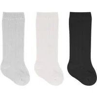 bistyle Kniestrümpfe für Babys Neugeborene Jungen Mädchen (Set, 3-Paar, 3er-Pack) Bio-Baumwolle GOTS 0-6 Monate bis 2-3 Jahre, ohne drückende Naht