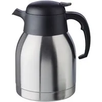APS Isolierkanne Classic, 1,5 l, Einhandautomatik, doppelwandiger Edelstahl