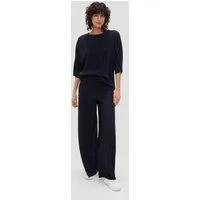 s.Oliver Chinos Hose Regular: Weite plissierte Hose aus Jersey
