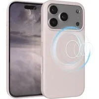 EAZY CASE Handyhülle für Apple iPhone 17 Pro Hülle Silikon 6,3 Zoll, Schutzhülle TPU MagSafe und Kameraschutz stoßfest Handyhülle Rose