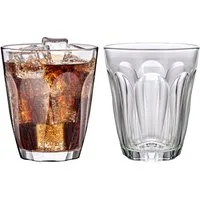 KONZEPT Gläser-Set Wassergläser Stapelbar 200 ml, Trinkgläser, 12-tlg., Set 12tlg, Trinkgläser ideal für Wasser, Saft, Coctails, Milch, Kaffee