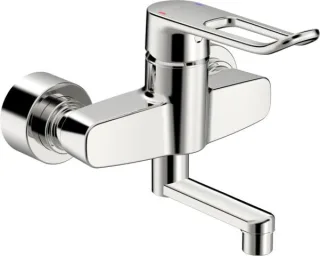 Hansa Waschtischarmatur HANSACLINICA 0152 Bügelh Bed.he. lang Ausld. 177 mm DN15 chr 1526286