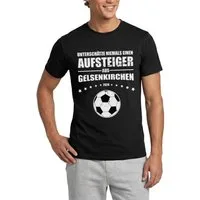 Spreadshirt T-Shirt Schalke Fans Aufsteiger Aus Gelsenkirchen Männer T-Shirt (1-tlg)