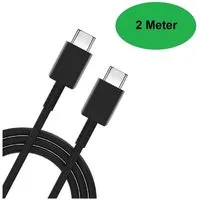 Ventarent Schnellladekabel für Samsung Galaxy S25 S24 S23 S22 S21 S20 + Ultra Autoladekabel, USB-C, USB-C (200 cm), Datensynchronisationskabel fast charging