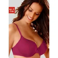 LASCANA Schalen-BH, T-Shirt-BH, Bügel-BH, Ela - perfect basic aus seidiger Microfaser, bequemer BH, große Größen