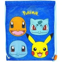 Storline Turnbeutel Pokémon Lunchbag mit Kordelzug für Kinder Ausflüge & Snacks