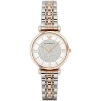 Emporio Armani Quarzuhr Emporio Armani AR1926 Damenuhr Bi-Color