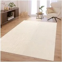 TT Home Teppich Diele, Esszimmer, Flur, Schlafzimmer, Wohnzimmer, Rechteckig, Höhe: 16 mm, Wohnzimmer Teppich Hochflor Skandinavisch Boho Waschbar Abstraktes Mus