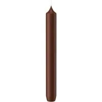 Wiedemann Kerzen Tafelkerze Leuchterkerzen Kastanie Braun 185 x Ø 21 mm, 10 Stück