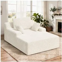 Aivermeil Sofa Multifunktionales All-in-One-Sofa, Modulares Chaiselongue Sofa, 1 Teile, modernes Schlafsofa, 172x129x40cm Relaxliege mit 2 Kissen
