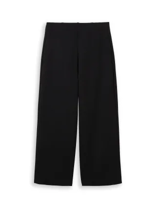 Denim Tom Tailor - High Waist Culotte Hose deep black - Gr. - L