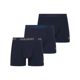 Lyle & Scott - "Barclay" Boxershorts für Herren (3er-Pack) (Blau)
