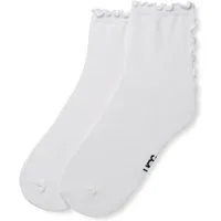 UGG Socken KARSYN LETTUCE EDGE QUARTER II (1-Paar) One Size 38-44 Strümpfe mit UGG-Markenlogo