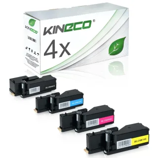 4 Toner kompatibel zu Dell C1660 XL