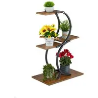 relaxdays Blumenständer Pflanzenständer Industrial Design