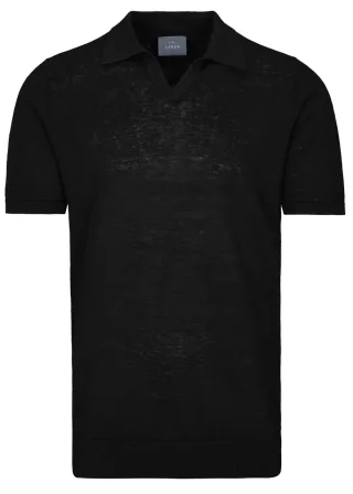 COMMANDER Finest Clothing - Polo-Pullover, 1/2 Arm black - Gr. - XL