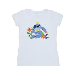 Disney - "Lilo & Stitch Birds" T-Shirt für Damen (Weiß)