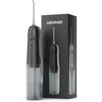 Zahnheld Munddusche Elektrische Zahndusche Aquadent für Zahnzwischenräume, Zahnpflege, Water Flosser, mit abnehmbaren Wassertank 170ml und Düse