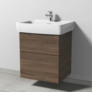 Sanipa 3way Waschtischunterbau zu Laufen Pro A Waschtisch mit 2 Auszügen, Eiche-Arizona SM75680